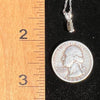 Small Tatahouine Meteorite Necklace Sterling #126-Moldavite Life