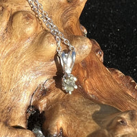 Small Tatahouine Meteorite Necklace Sterling Silver 20041-Moldavite Life