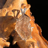 Smokey Quartz Crystal Pendant Sterling #3582-Moldavite Life