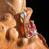 Spessartine Garnet Pendant Necklace Sterling Silver #3518-Moldavite Life