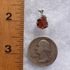 Spessartine Garnet Pendant Sterling Silver #3535-Moldavite Life