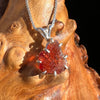 Spessartine Garnet Pendant Sterling Silver #3535-Moldavite Life