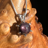 Star Sapphire Pendant Necklace Sterling Silver #3462-Moldavite Life