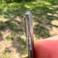 Stibnite Crystal #10-Moldavite Life