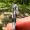 Stibnite Crystal #13-Moldavite Life