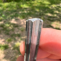 Stibnite Crystal #7-Moldavite Life