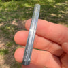 Stibnite Crystal #8-Moldavite Life