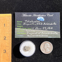 Tatahouine Meteorite 0.9 grams #71-Moldavite Life