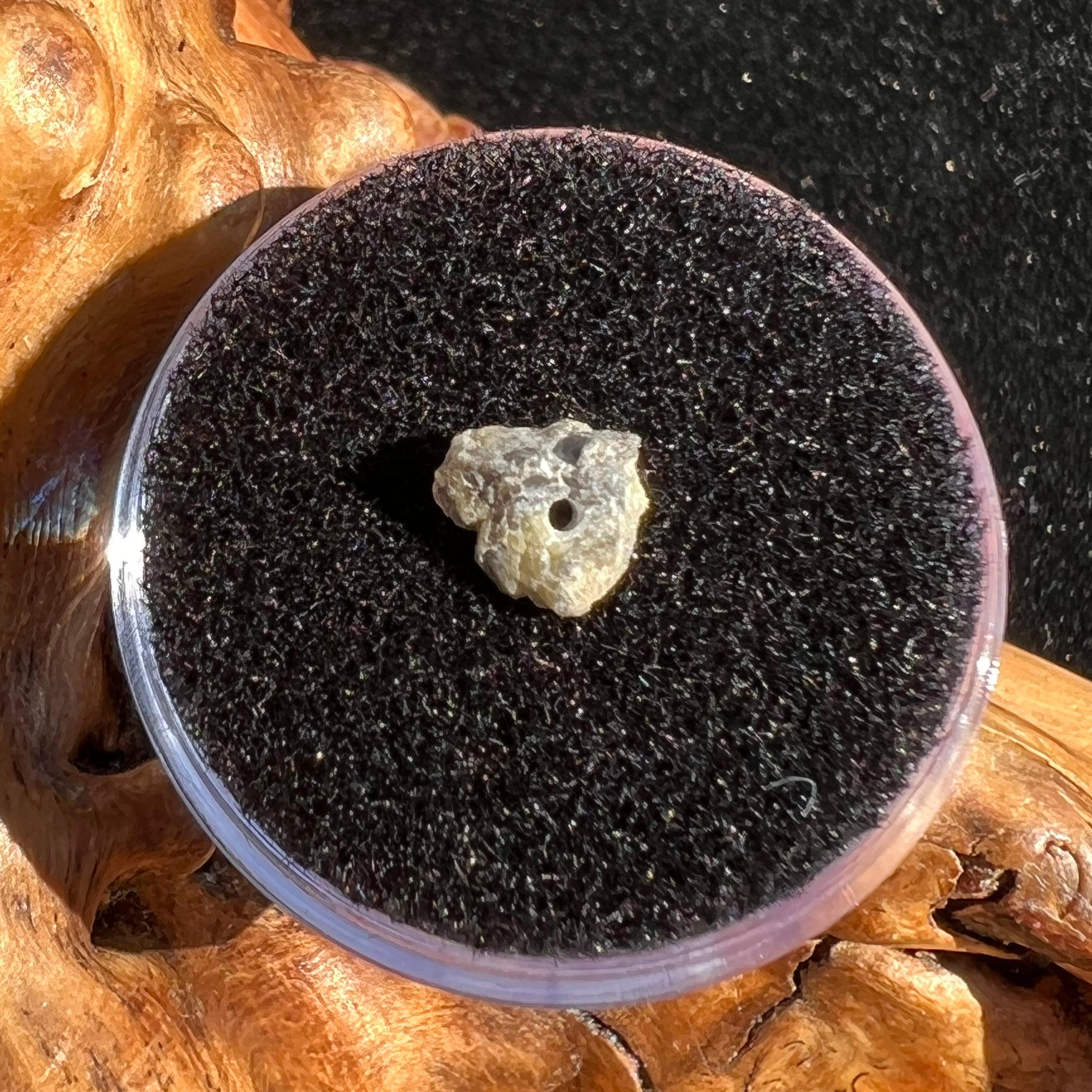 Tatahouine Meteorite Bead Natural #1-Moldavite Life