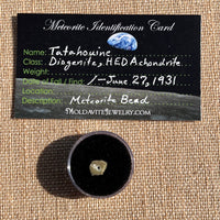 Tatahouine Meteorite Bead Natural #10-Moldavite Life