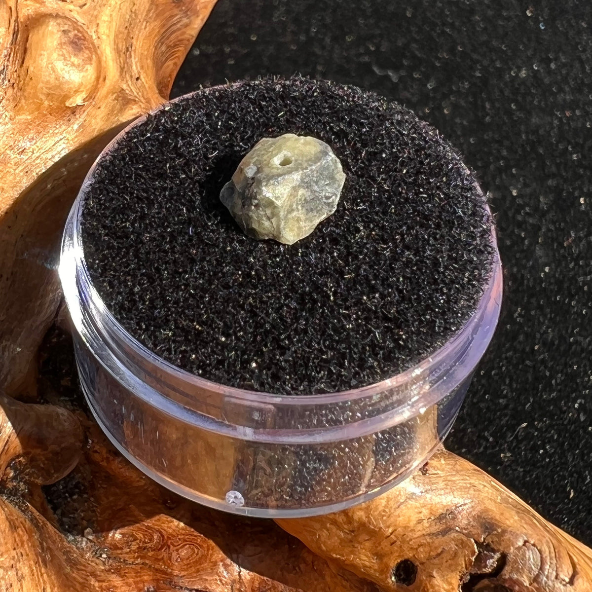 Tatahouine Meteorite Bead Natural #10-Moldavite Life