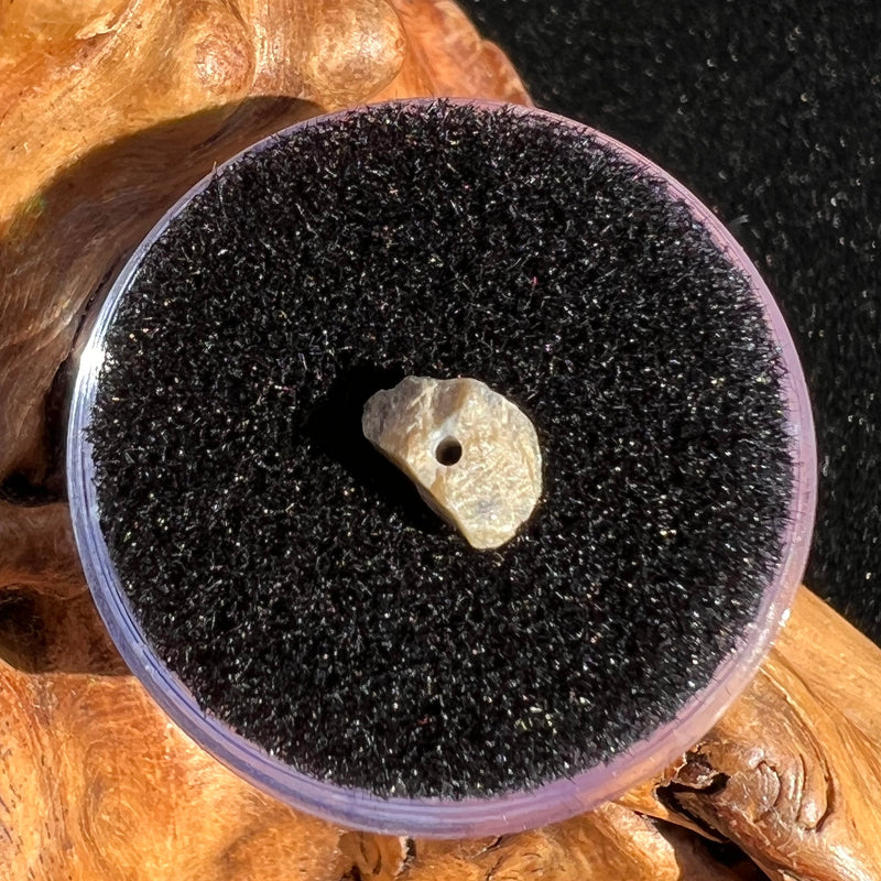 Tatahouine Meteorite Bead Natural #2-Moldavite Life