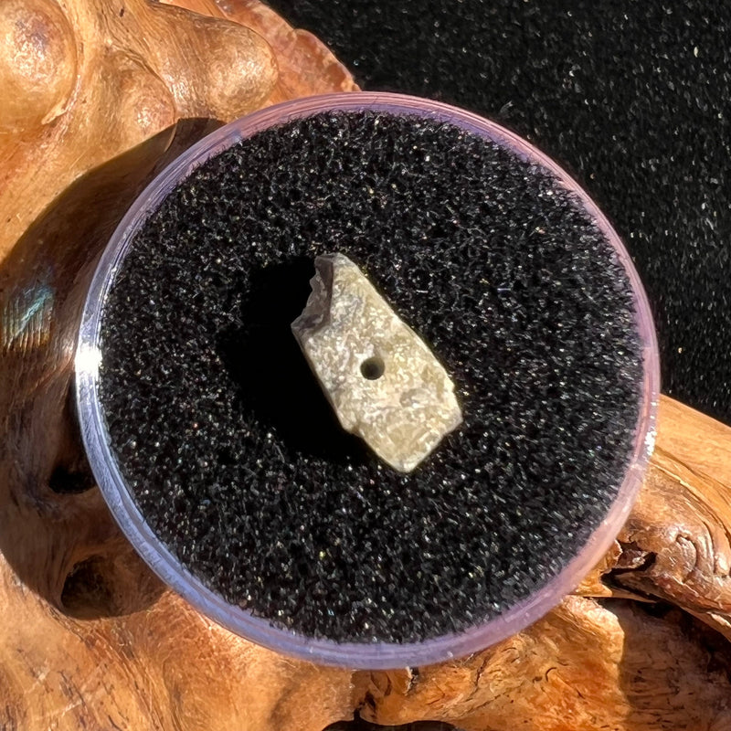 Tatahouine Meteorite Bead Natural #3-Moldavite Life