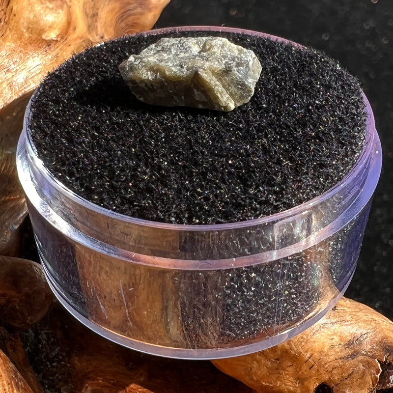 Tatahouine Meteorite Bead Natural #3-Moldavite Life