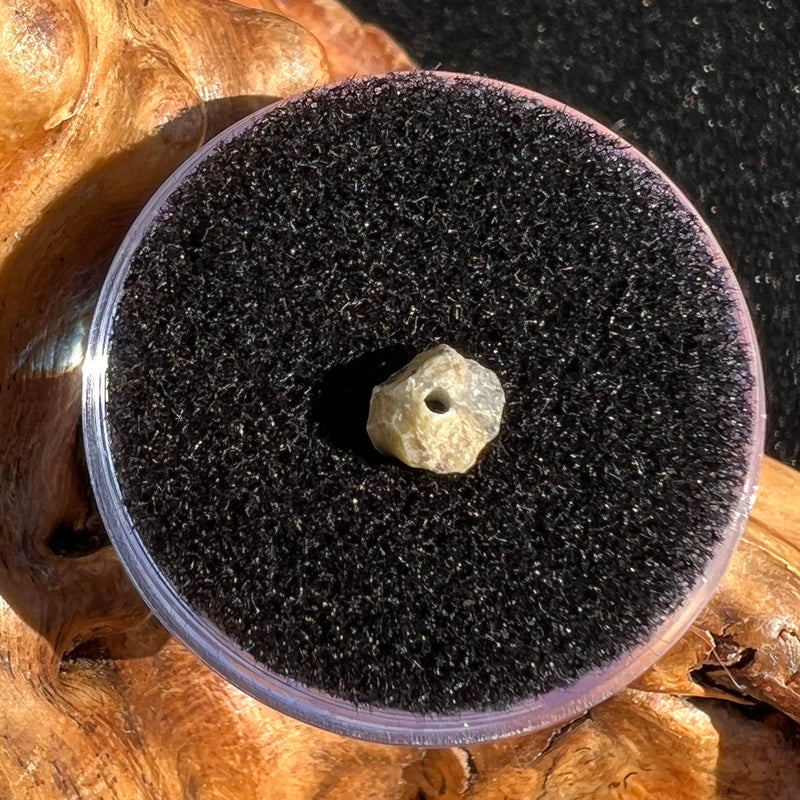 Tatahouine Meteorite Bead Natural #4-Moldavite Life