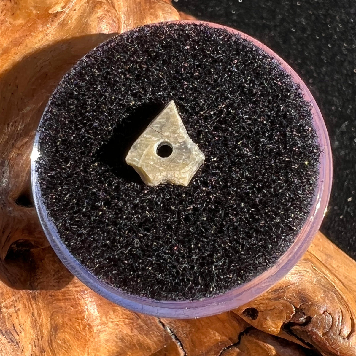 Tatahouine Meteorite Bead Natural #7-Moldavite Life