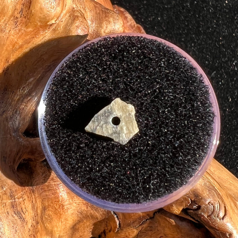 Tatahouine Meteorite Bead Natural #7-Moldavite Life