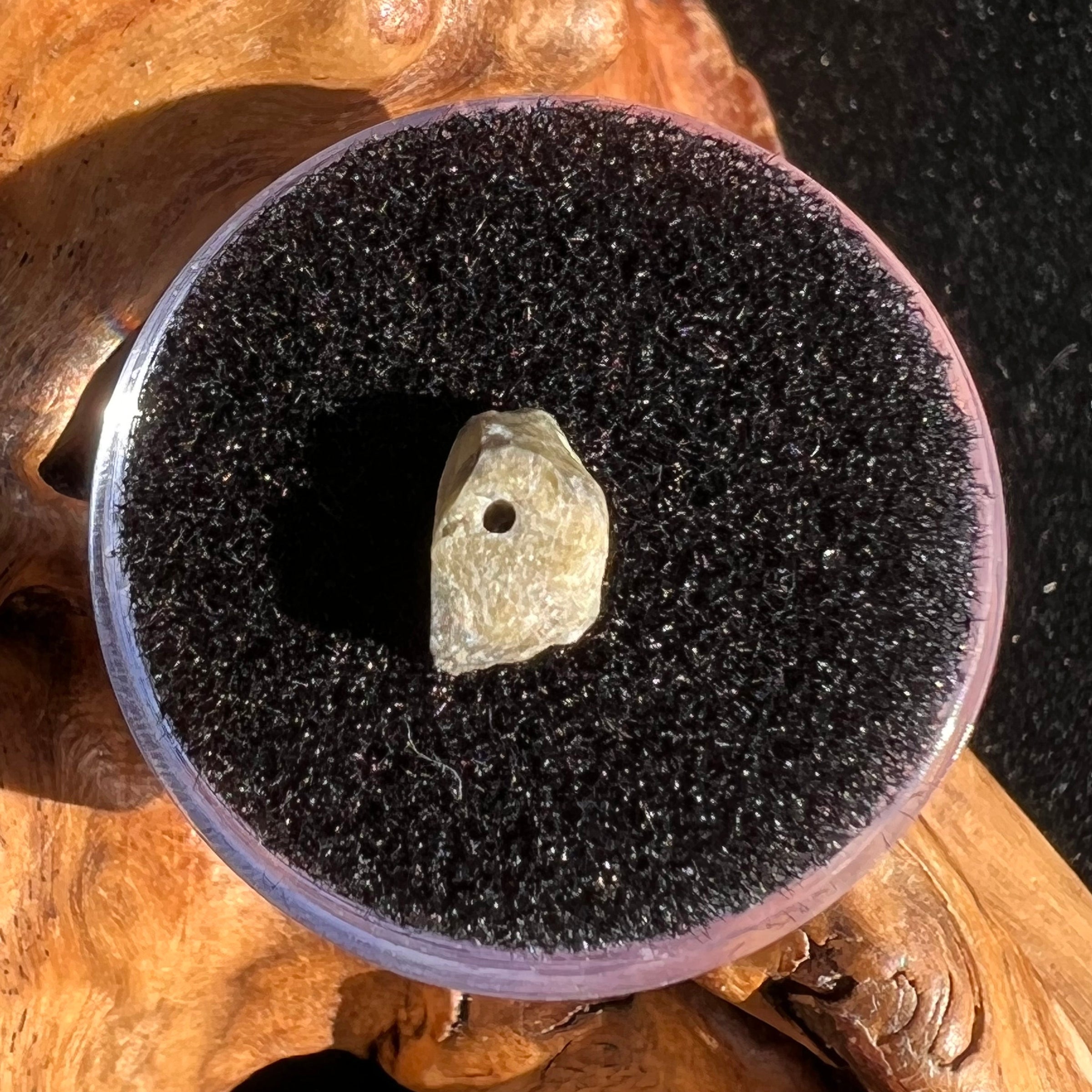 Tatahouine Meteorite Bead Natural #9-Moldavite Life