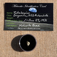 Tatahouine Meteorite Bead Natural #9-Moldavite Life