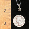 Tatahouine Meteorite Moldavite Necklace Silver #102-Moldavite Life