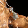 Tatahouine Meteorite Moldavite Necklace Silver #118-Moldavite Life