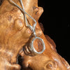 Yellow Labradorite Moldavite Necklace Sterling Silver #2454-Moldavite Life