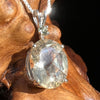 Yellow Labradorite Moldavite Necklace Sterling Silver #2455-Moldavite Life