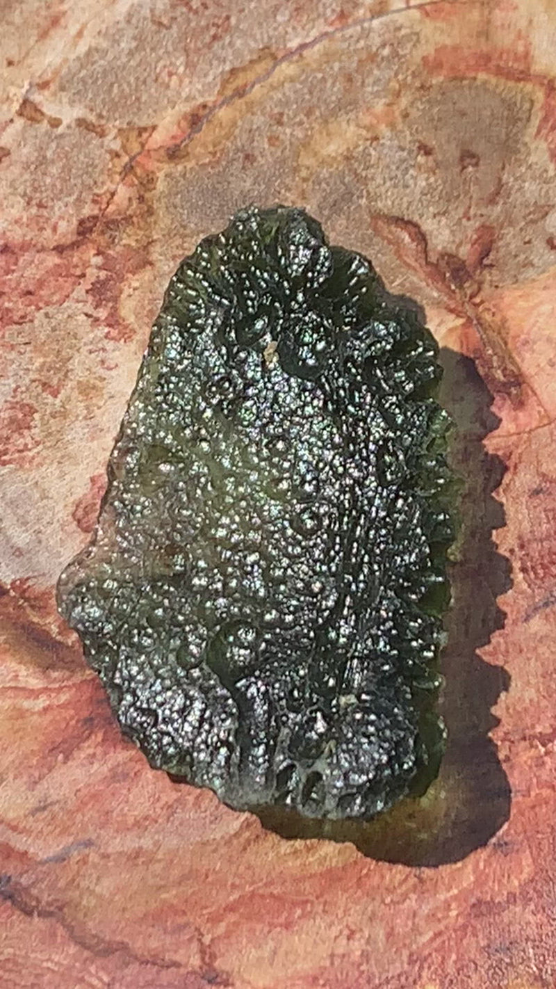 Large Angel Chime Moldavite 18.2 Grams