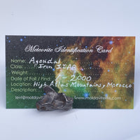 Agoudal Imilchil Meteorite 8.4 grams 23-Moldavite Life