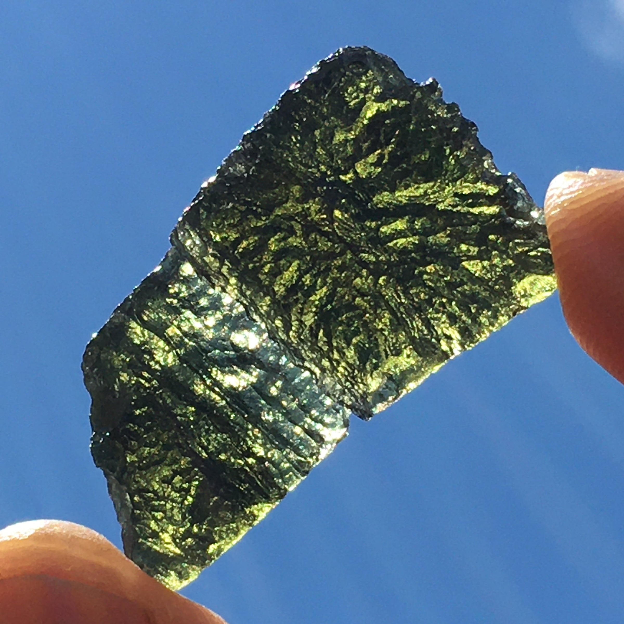 Angel Chime Moldavite Genuine Certified 5.2 Grams-Moldavite Life