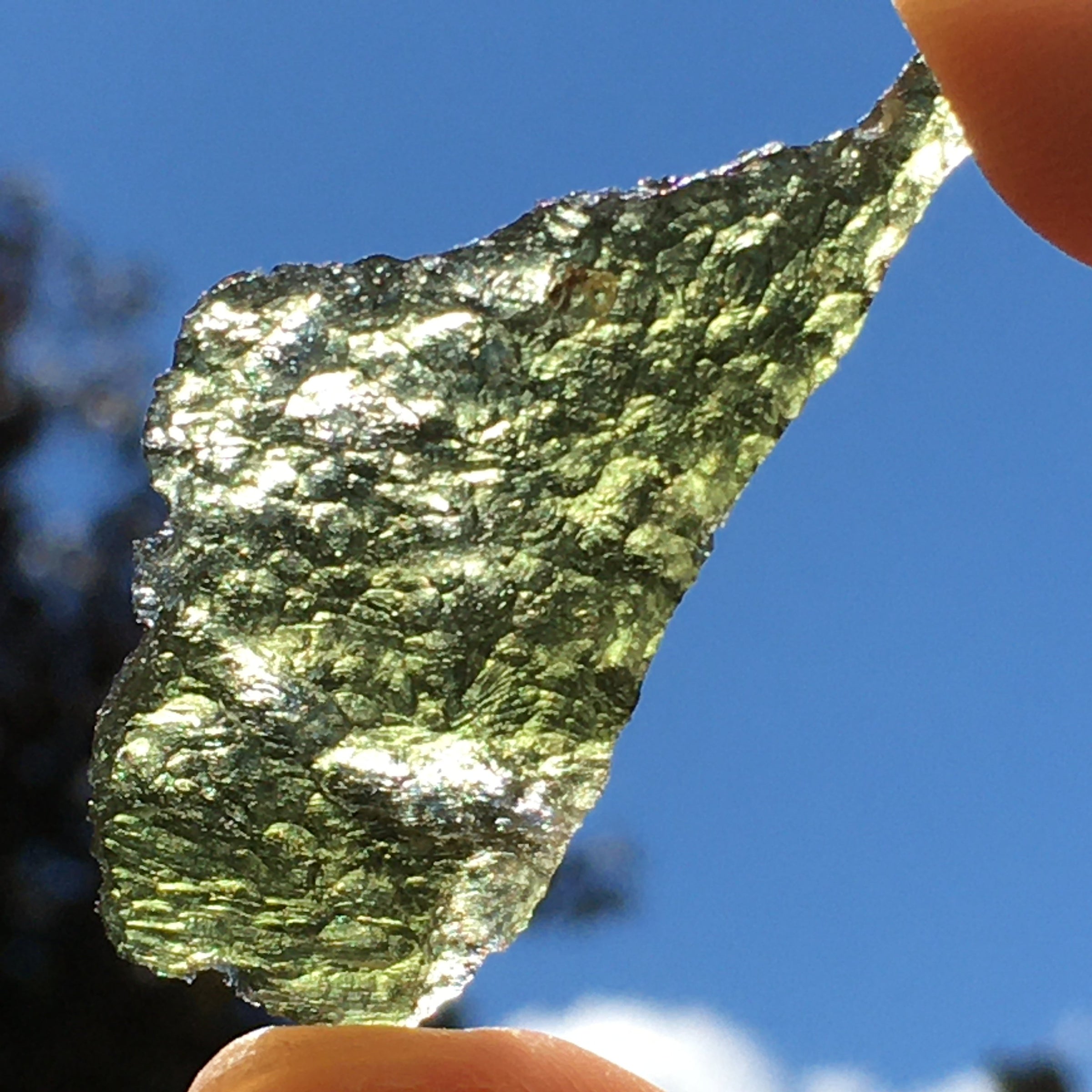 Angel Chime Moldavite Genuine Certified 5.3 Grams-Moldavite Life