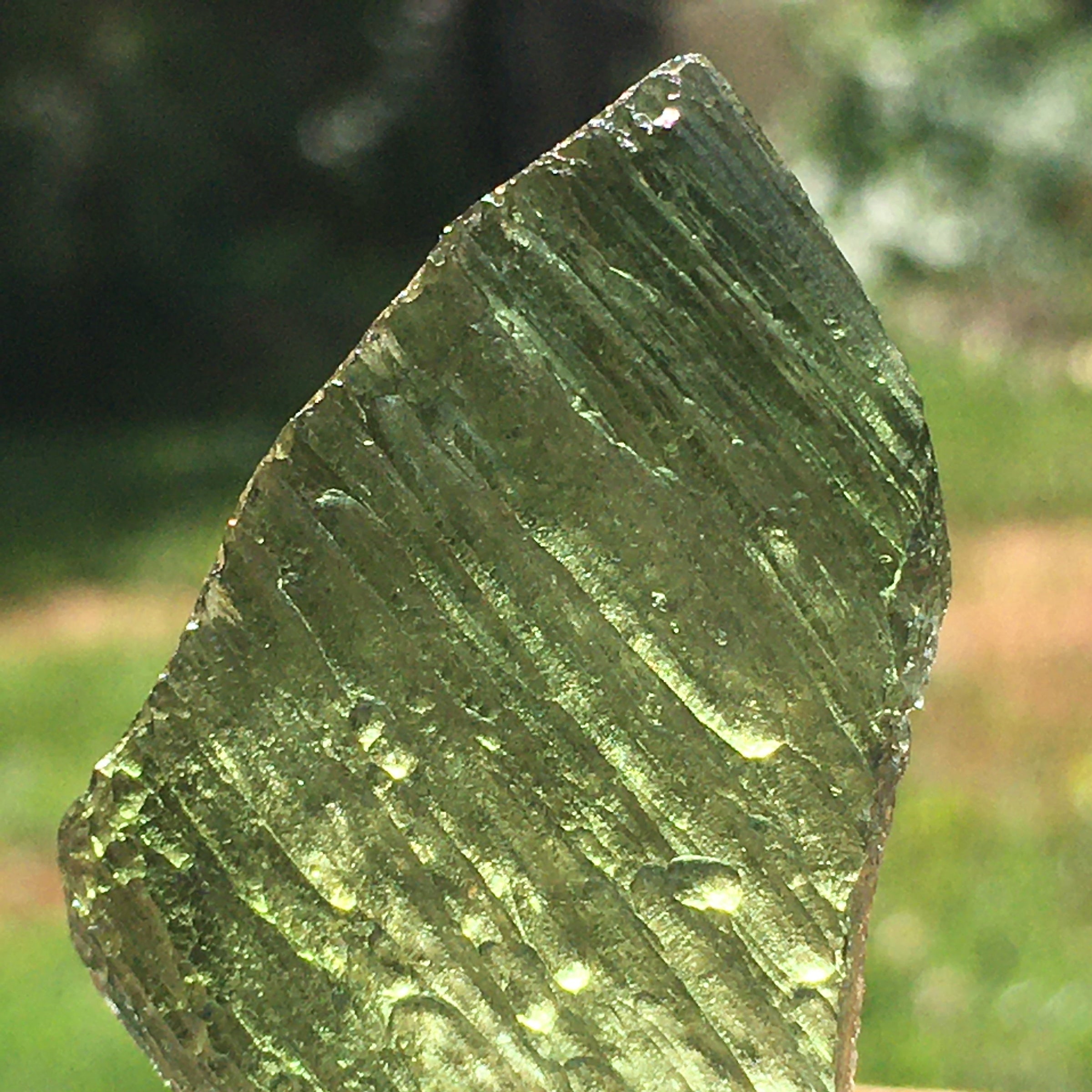 Angel Chime Moldavite Genuine Certified 8.9 Grams-Moldavite Life