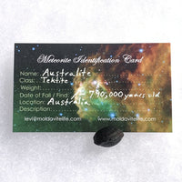 Australite Tektite 2.16 grams AU5-Moldavite Life
