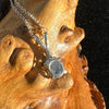 Benitoite Moldavite Necklace Sterling Silver #2081-Moldavite Life