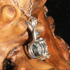 Benitoite Crystal Moldavite Necklace Sterling Silver-Moldavite Life