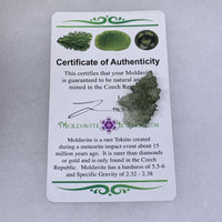 Besednice Moldavite 1.0. gram Small