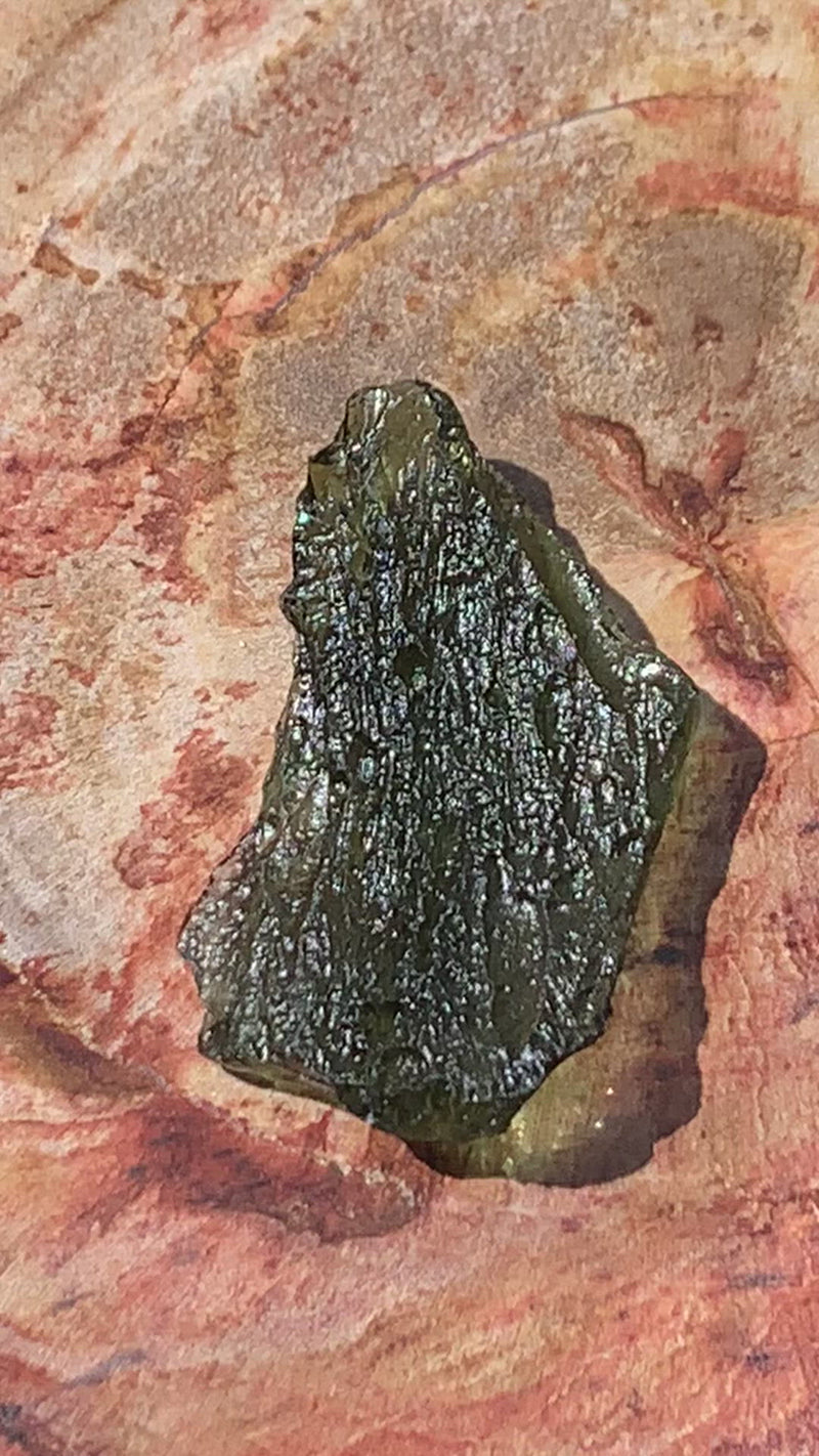 Large Angel Chime Moldavite 9.7 Grams