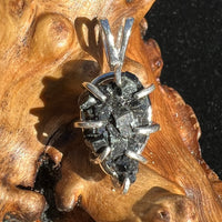 Melanite Black Garnet Pendant Sterling Silver #19451-Moldavite Life