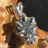 Melanite Black Garnet Pendant Sterling Silver #19461-Moldavite Life
