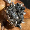Melanite Black Garnet Pendant Sterling Silver #19491-Moldavite Life