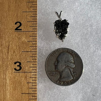 Melanite Black Garnet Pendant Sterling Silver #19491-Moldavite Life