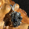 Melanite Black Garnet Pendant Sterling Silver #19551-Moldavite Life