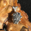 Melanite Black Garnet Pendant Sterling Silver #19571-Moldavite Life
