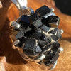 Melanite Black Garnet Pendant Sterling Silver #19781-Moldavite Life