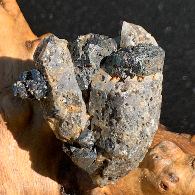 Brookite Raman Rare Brookite Crystals in Quartz | MoldaviteJewelry.com – Moldavite Life