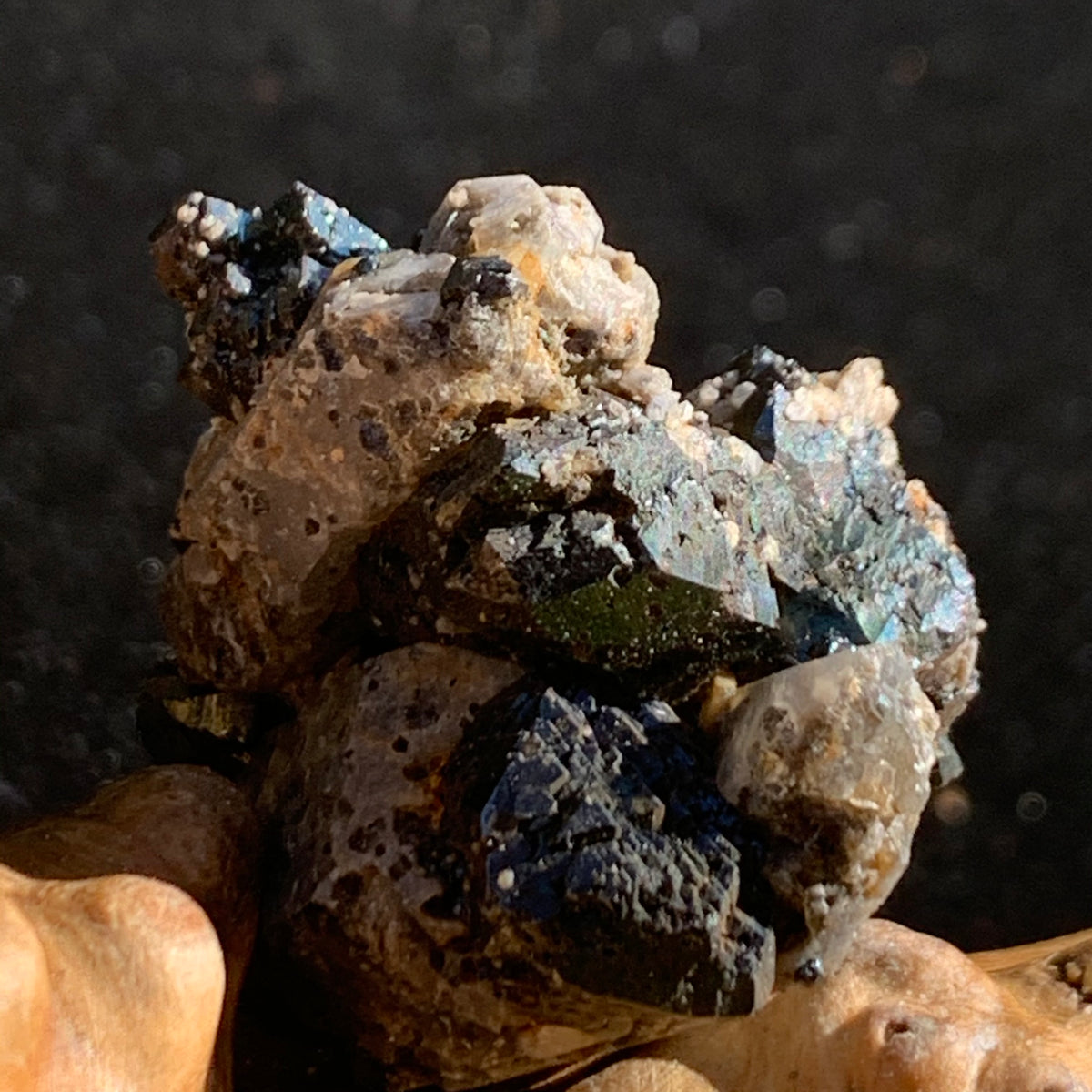 Brookite Raman Rare Brookite Crystals in Quartz | MoldaviteJewelry.com – Moldavite Life