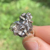 Campo Del Cielo Meteorite Ring Sterling Silver 27-Moldavite Life