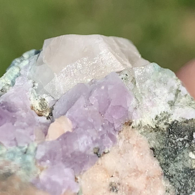 Phenacite Crystal in Matrix from Russia