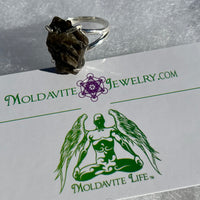 Darwinite Ring Size 7 Sterling Silver 2094-Moldavite Life