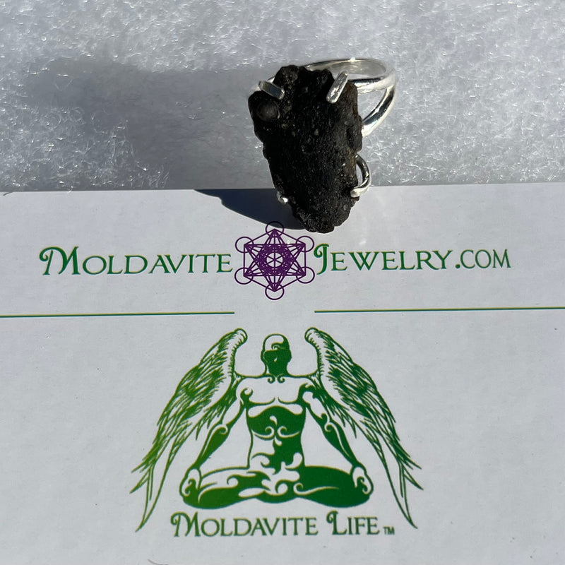 Darwinite Ring Size 7 Sterling Silver 2097-Moldavite Life